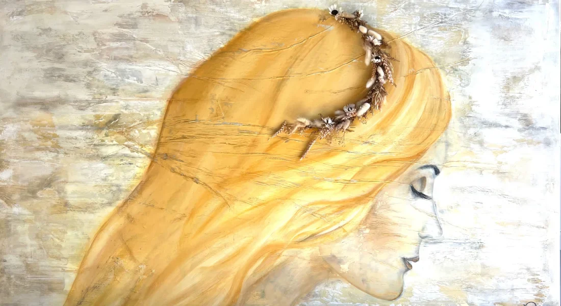 Vera Veldman - Schilderij Blond te koop