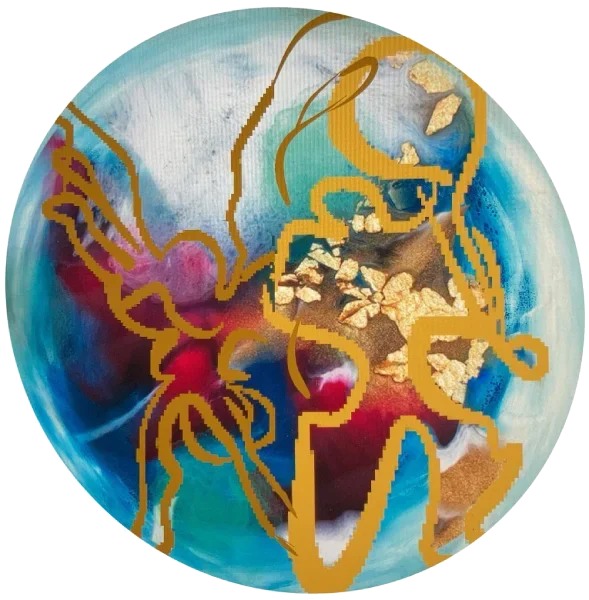 Vera Veldman Kunst op werk digitale schets